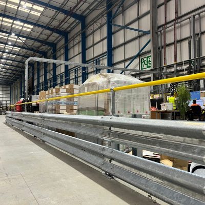 Armco Steel Beams in Warehouse